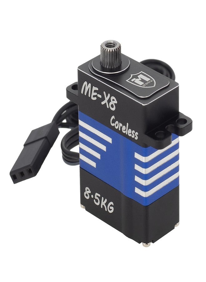 MEUS Racing Coreless RC Micro Servo 8.5KG with High Torque for SCX24 TRX4M SCX10 TRX4 1/24 1/18 1/10 1/8 RC Crawler Car (MEX-8) - Image 1